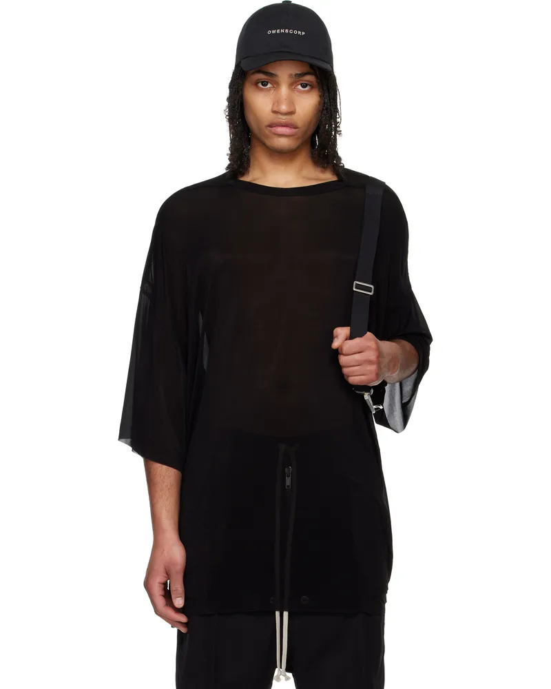 Rick Owens Black Hollywood Tommy T-shirt 09