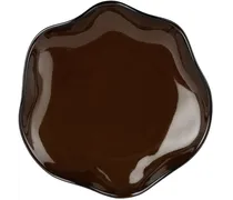 Brown Large Petal Plate