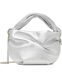 Jimmy Choo Silver Bonny Bag Aasilver