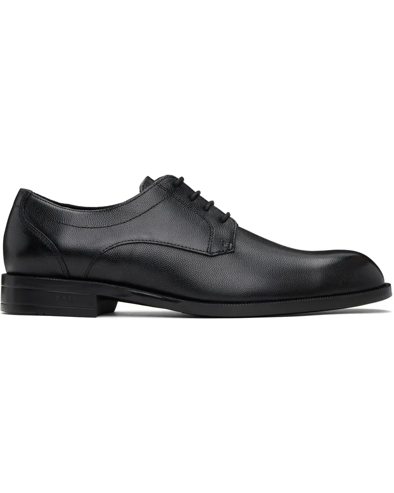 HUGO BOSS Black Leather Derbys 001-black