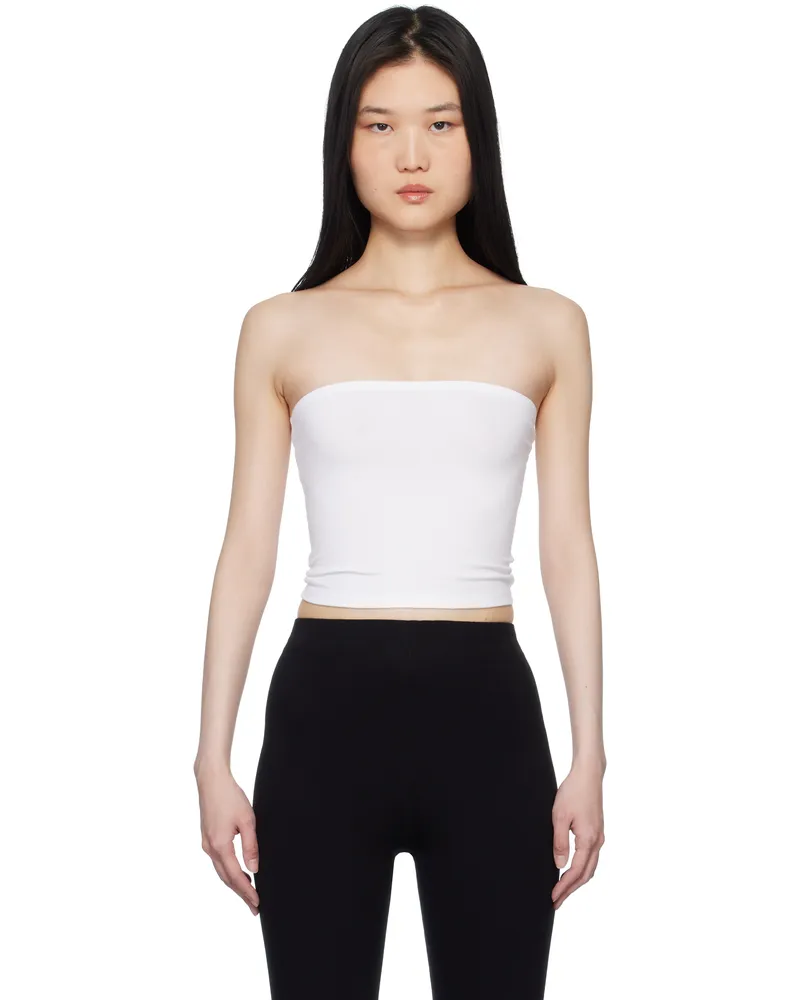 Gil Rodriguez White 'The Tube' Convertible Tube Top White