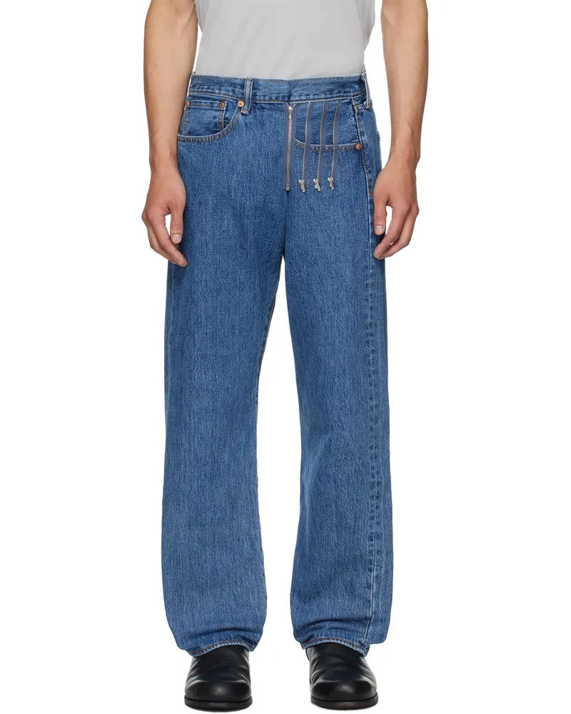 BLESS Blue SMLXL Long Vintage Jeans Litblue
