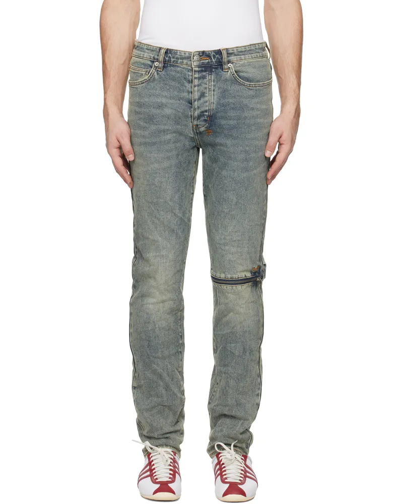 ksubi Blue Chitch Stage Dive Caged Jeans Denim