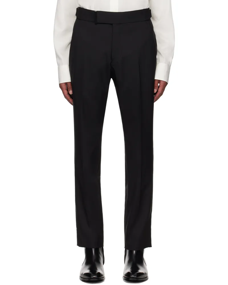 Tom Ford Black Atticus Trousers Black