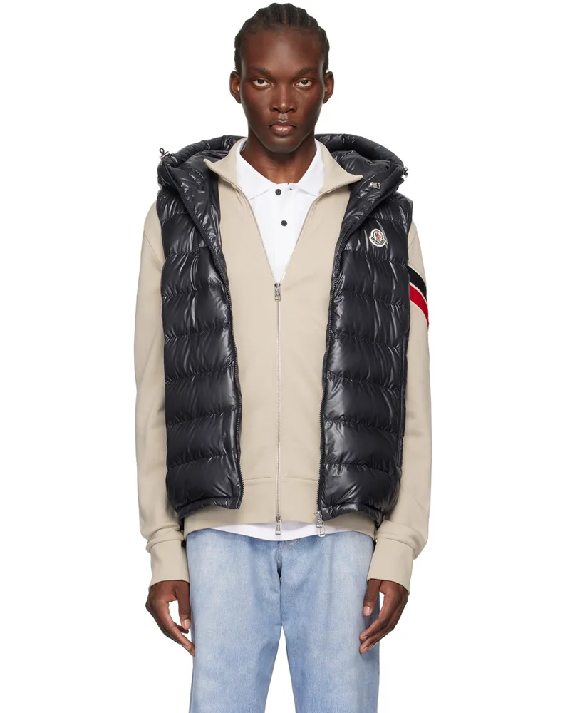 Moncler Navy Barant Down Vest -