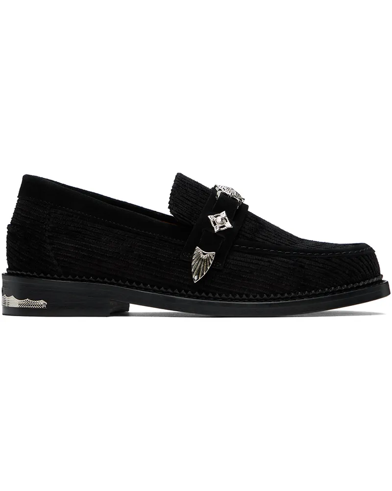 Toga SSENSE Exclusive Black Loafers Black