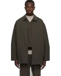 Fear of God Gray Zip Jacket Off-black