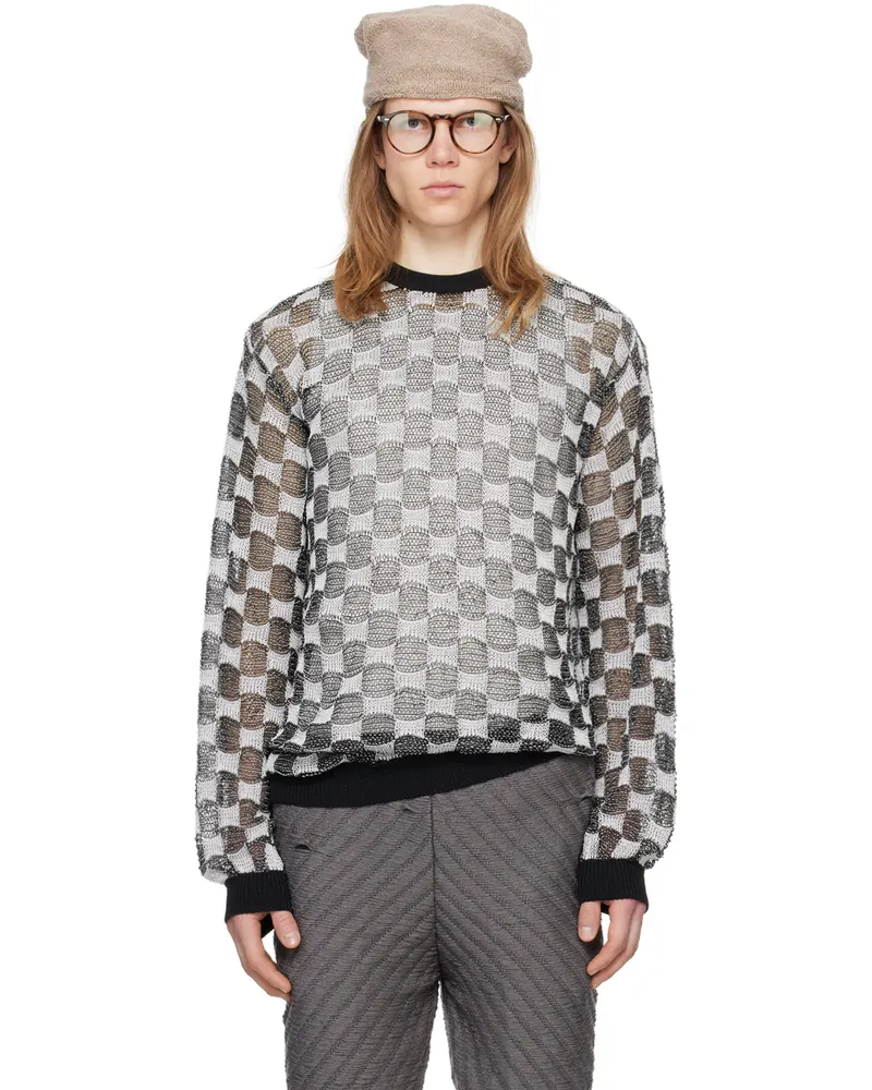 Isa Boulder SSENSE Exclusive Black & White Sweater Bnw