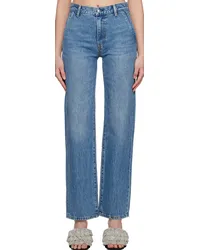 Alexander Wang Blue EZ Mid-Rise Jeans Vintage