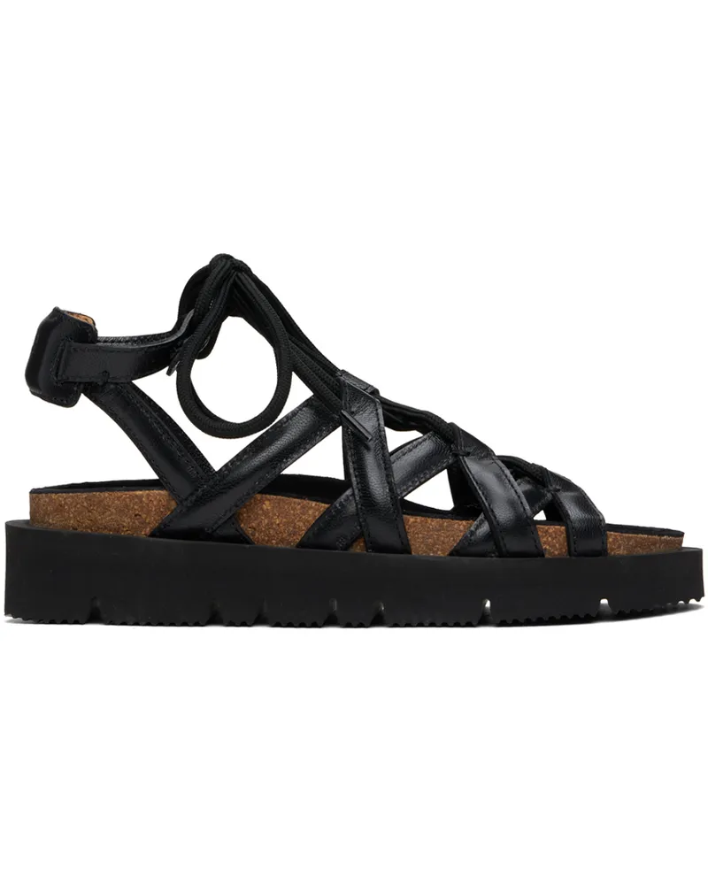 A.P.C. Black Natacha Ramsay-Levi Edition Iliade Sandals Lzz