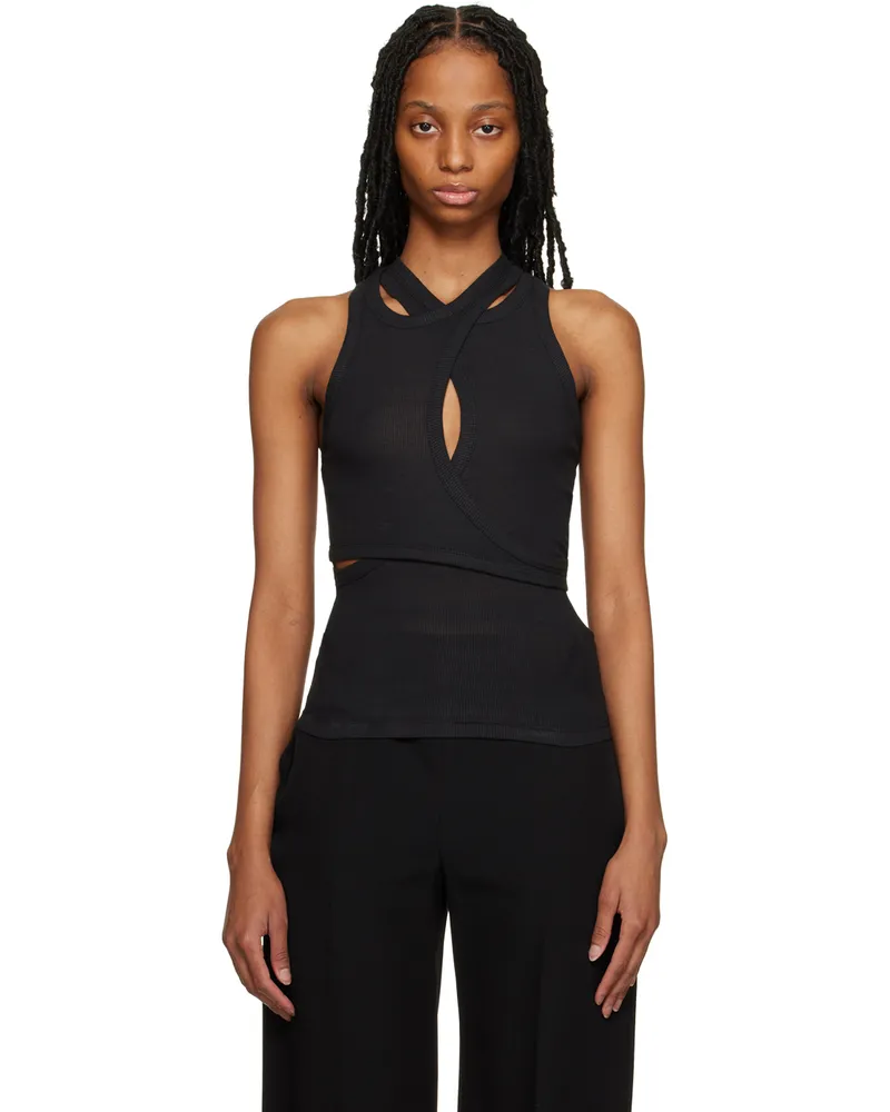 Dion Lee Black Modular Tank Top Black