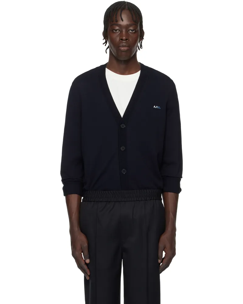 A.P.C. Navy Jamie Cardigan Iak