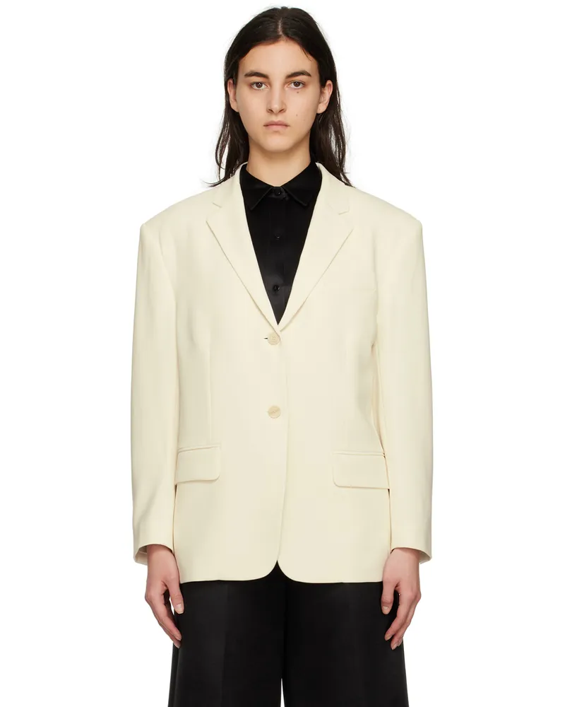Theory Off-White Admiral Blazer Rice
