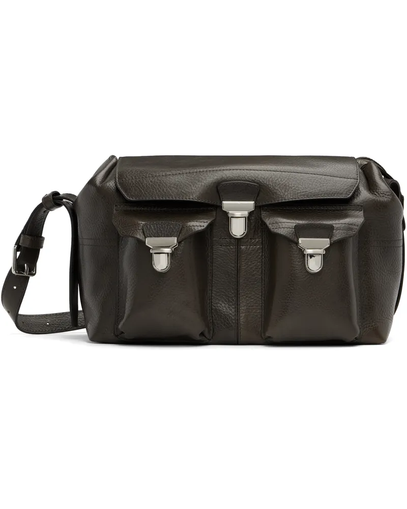 Christophe Lemaire Gray Medium Gear Bag Gr104