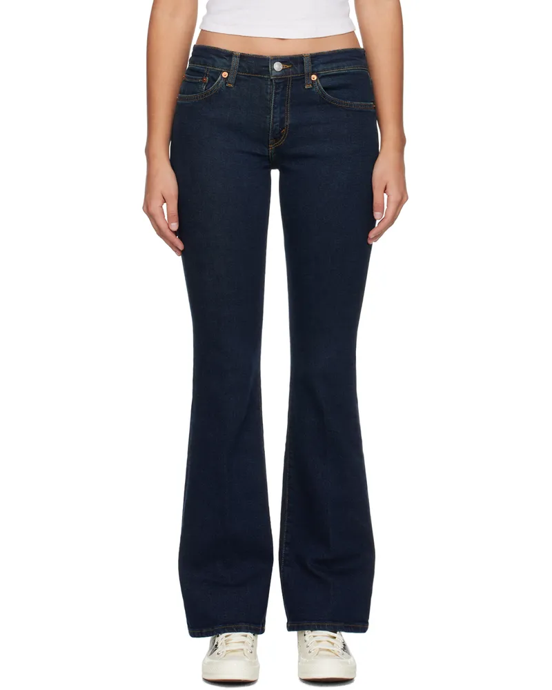 RE/DONE Blue Baby Boot Jeans Tinty