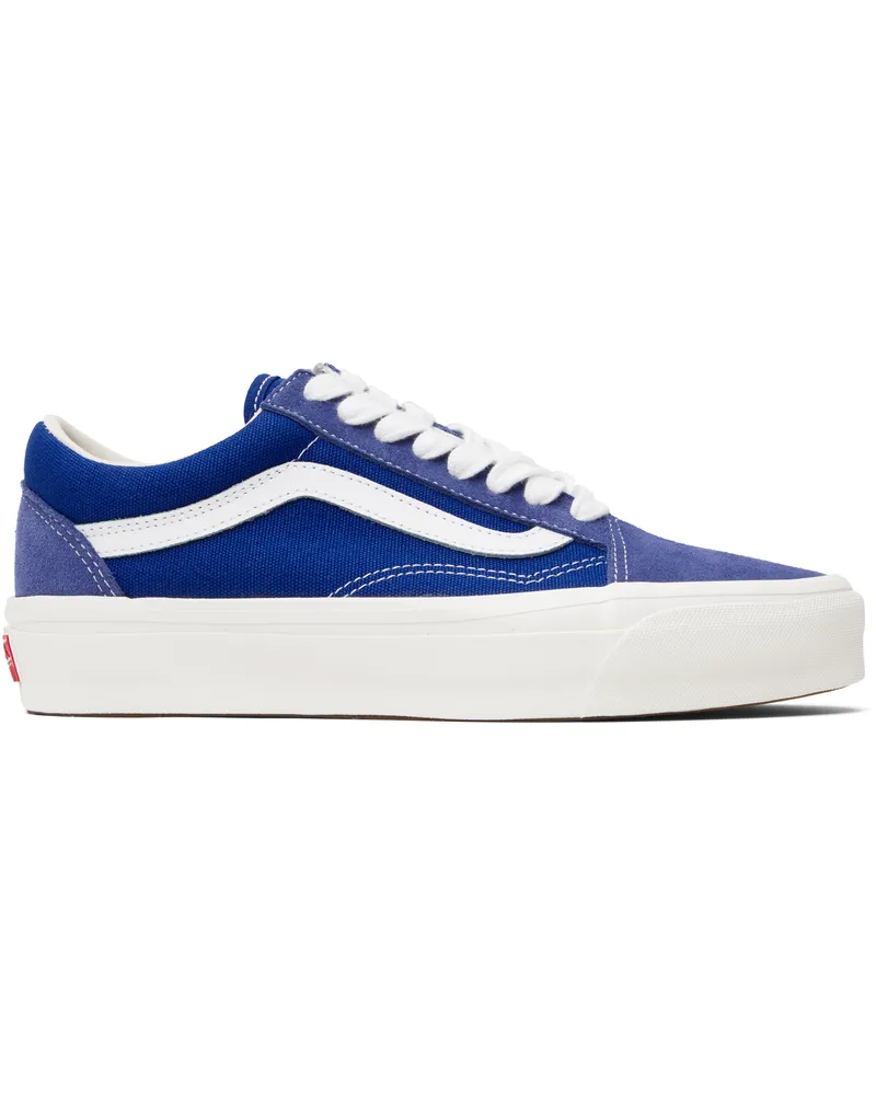 Vans Blue Premium Old Skool Suede Sneakers Suede