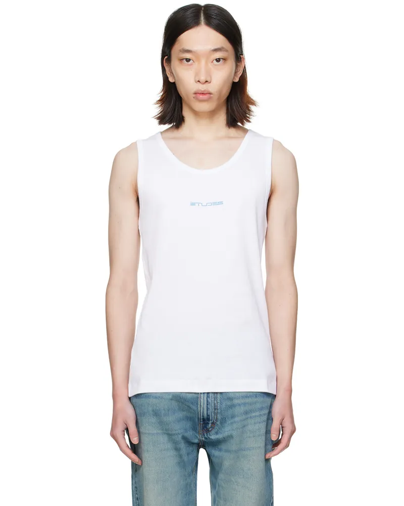 Études Studio White Pippen Tank Top White