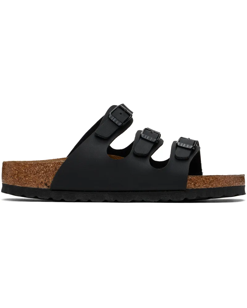 Birkenstock Black Narrow Florida Soft Footbed Sandals Black