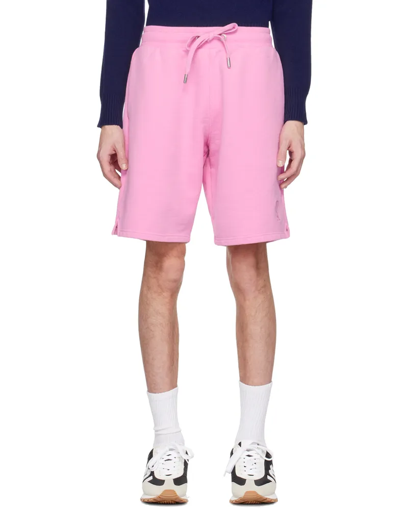 AMI Paris Pink Ami De Cœur Shorts Candy