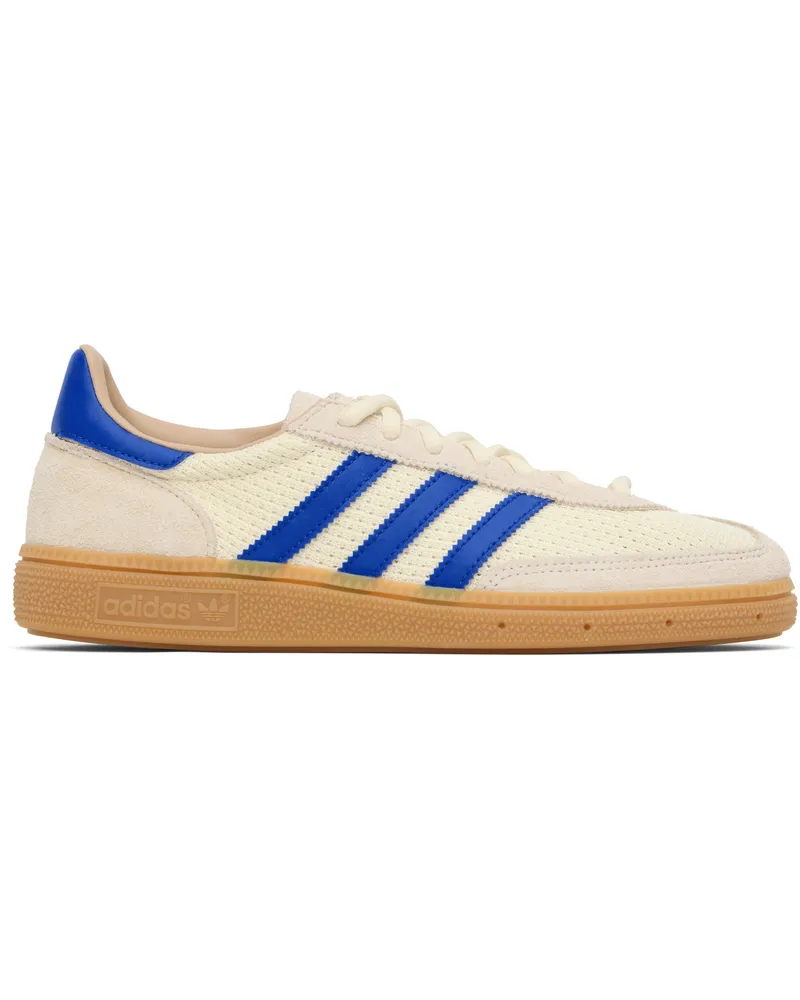 adidas Beige & Blue Handball Spezial Sneakers Cream