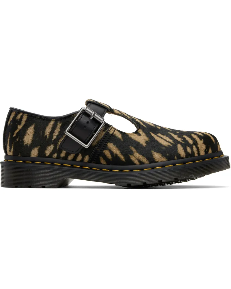 Dr.Martens Black T-Bar Loafers Black