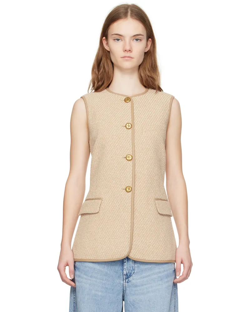 Rag & Bone Beige Bartlet Vest Beige