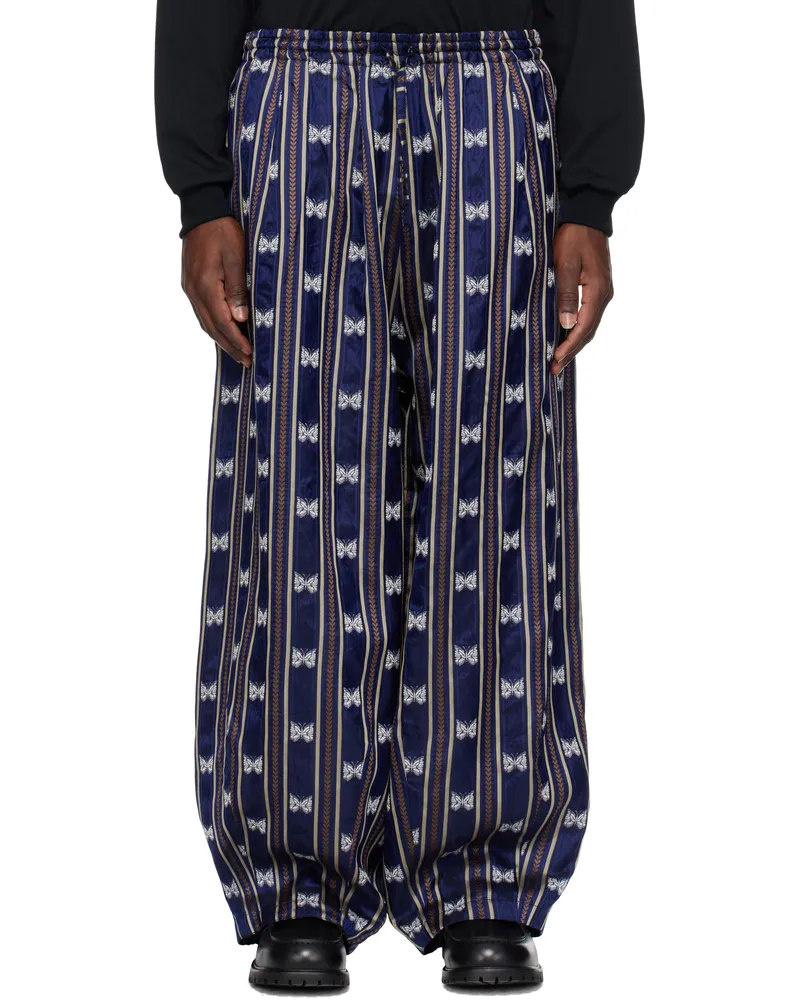 NEEDLES Navy H.D. Trousers A-navy