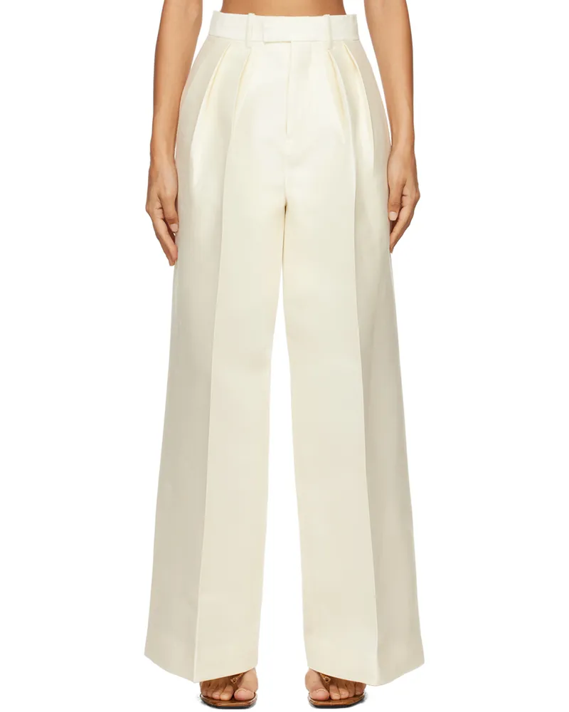 arch4 Off-White Melody Trousers Ivory