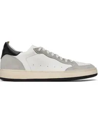 Officine Creative Italia White & Gray Magic 001 Sneakers Nuv