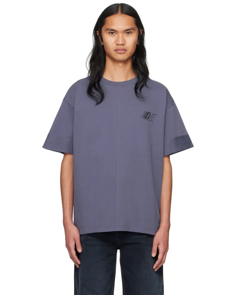 Dion Lee Gray 'DLE' T-Shirt Asphalt