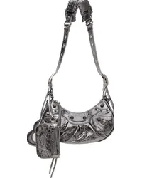 Balenciaga Silver XS 'Le Cagole' Bag Silver