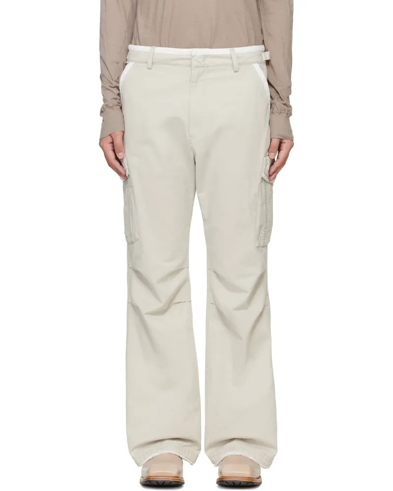 XLIM SSENSE Exclusive Beige EP.7 09 Trousers Oat