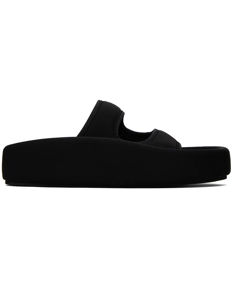 Maison Margiela Black Platform Slides T8013