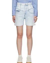 Isabel Marant Blue Oreta Denim Shorts 30lu