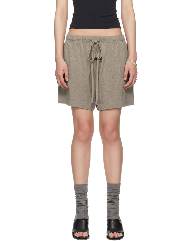 Fear of God Brown Soccer Shorts Homestead