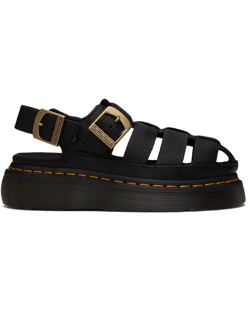 Dr.Martens Black Wrenlie Sandals Black