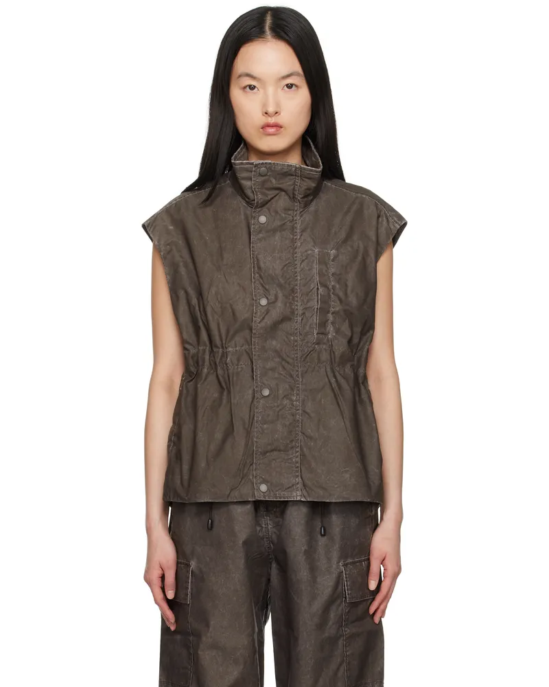Our Legacy Brown Firm Vest Brown