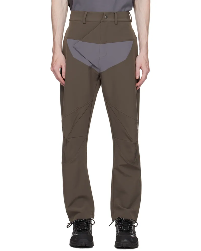Uncertain Factor Khaki Kicker Trousers Olive