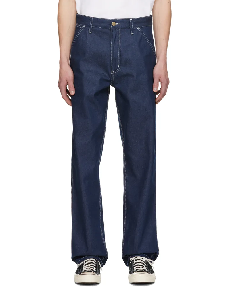 Carhartt WIP Blue Simple Jeans 0101