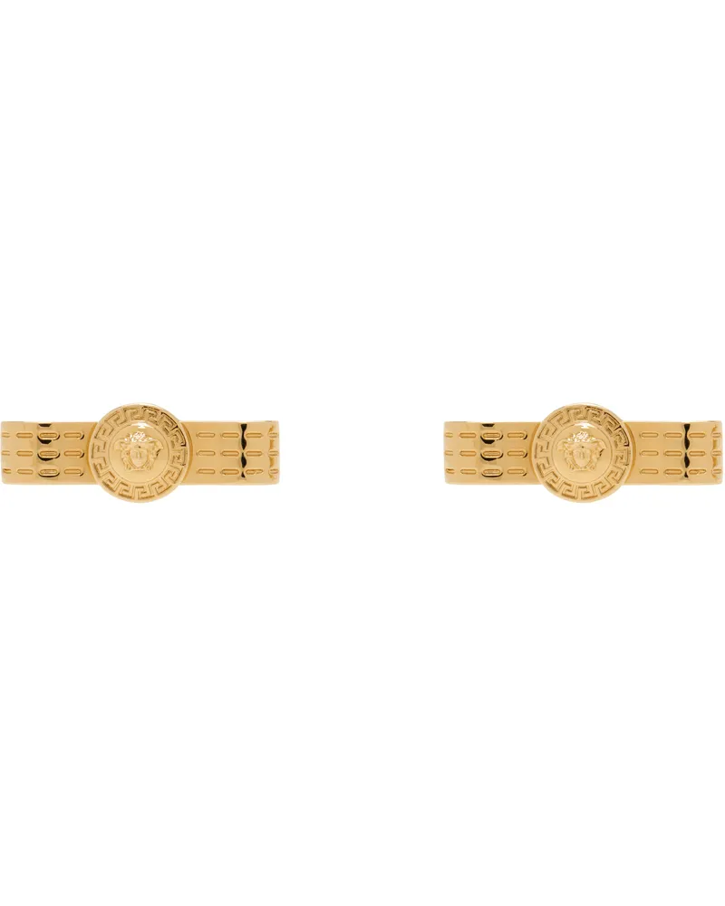 Versace Gold Bow Earrings 3j000