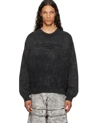 Alexander Wang Black Oversize Logo Sweater 023astorm