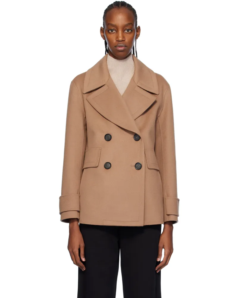 Max Mara Brown Cloe Jacket 45