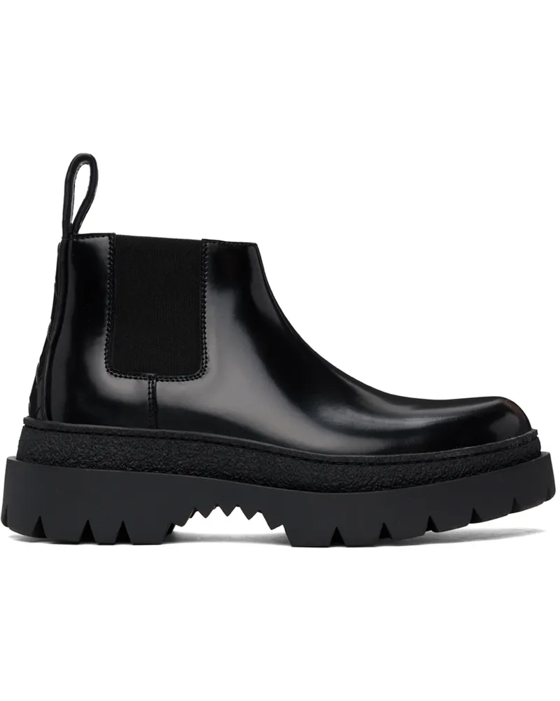 Bottega Veneta Black Highway Chelsea Boots 1000