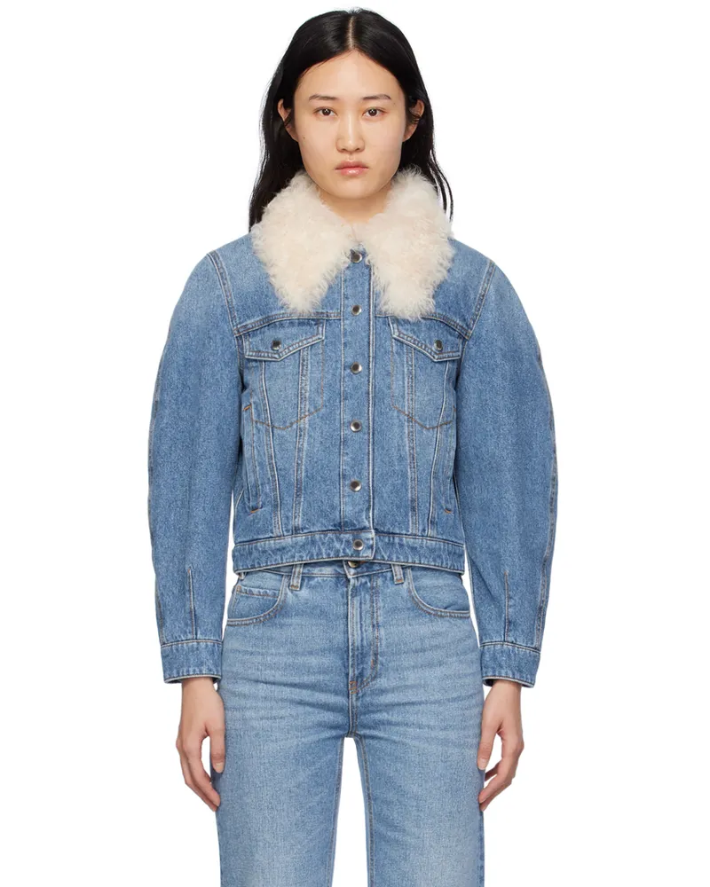 Chloé Blue Boxy Denim Jacket 470