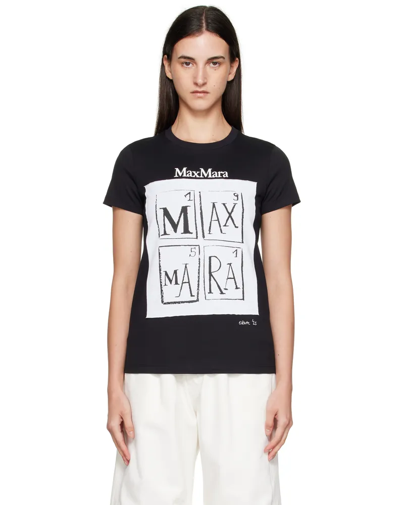 Max Mara Black Colibri T-shirt 019