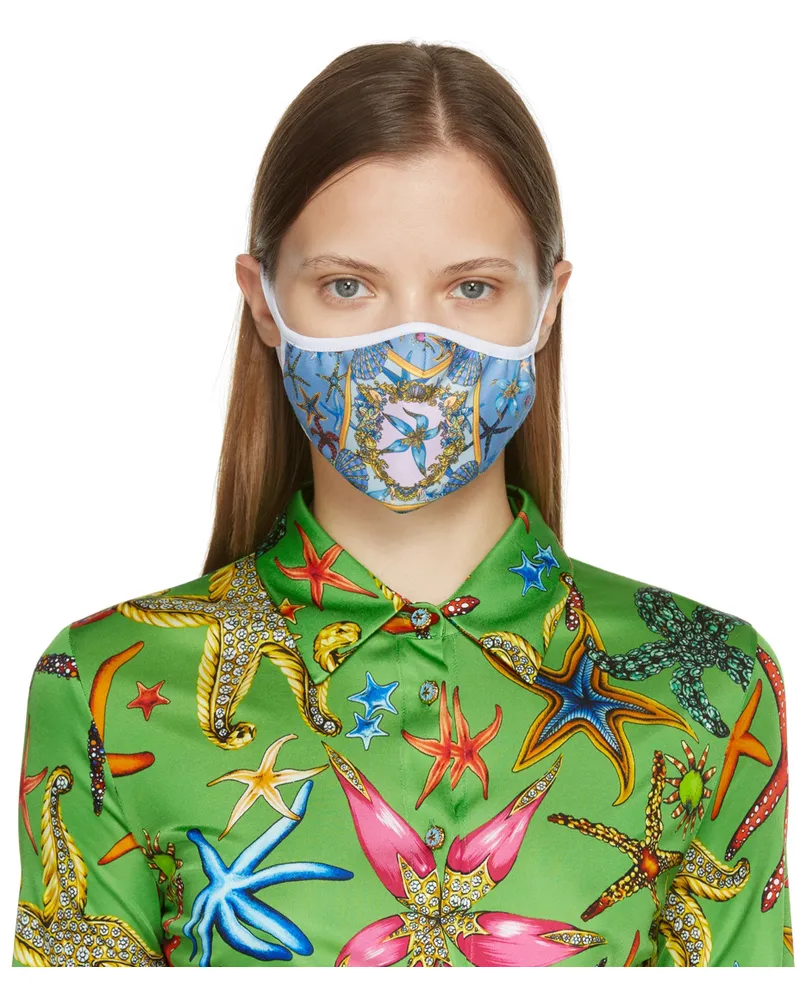 Versace Blue Trésor De La Mer Face Mask 5v010
