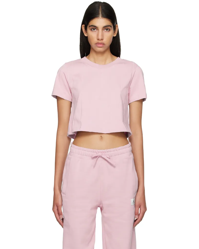 Nike Purple Cropped T-Shirt Iced