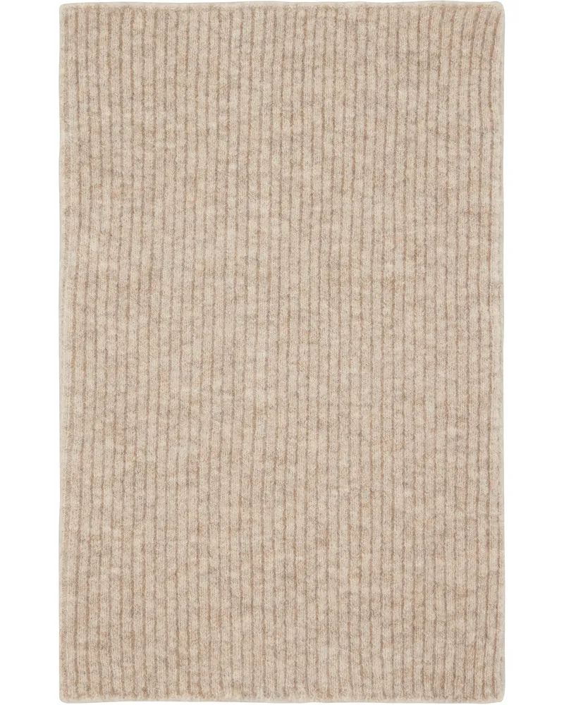 Rick Owens Beige Concordians Tube Scarf 44