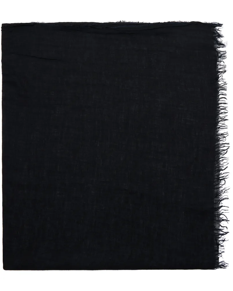 Rick Owens Black Hollywood Sandy Mega Scarf 09
