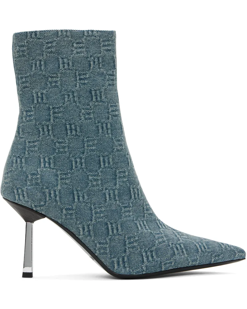 MISBHV Blue Sasha Ankle Boots Washed